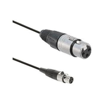 3 Pin Mini Xlr Dişi- Xlr Dişi Kablo 2 Metre