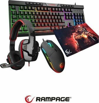 Rampage Bygamex-K2 Sn-R9 Rgb Makrolu 4lü Oyuncu Seti