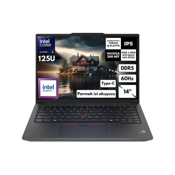 Lenovo Thinkpad E14 Gen6 21m7002ptxhmf82 Ultra 5-125u 16 Gb 2 Tb Ssd 14" W10p Dizüstü Bilgisayar