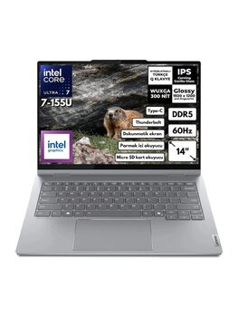 Lenovo Thinkbook 14 G4 Ultra 7 155u 8-Gbddr5 256 Gb Ssd  Intel Graphics 14" Wuxga Windows 11 Home İkisi Bir Arada Notebook 21mx002vtrat21