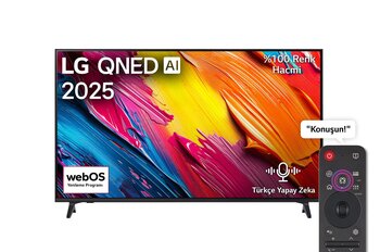 LG 65QNED70A6A 4K Ultra HD 65 inç QNED Siyah Smart TV