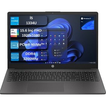 Hp 250 G10 Intel Core I5 1334U 8gb 512GB SSD Intel® Iris® Xᵉ Grafik Windows 11 Pro 15.6" Taşınabilir Bilgisayar+ Mouse Hediyeli B39W4ATEX01 - 512 GB
