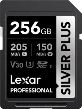 Lexar 256Gb Lsdsıpl256G-Bnnng Professıonal Sılver Plus Sdxc Uhs-I Cards Up To 205Mb/S Read 150Mb/S W