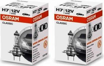 Osram H7 12v/55w Far Ampulü 2 Adet Classic 64210clc