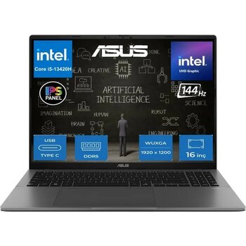 Asus Vivobook S16 S3607VA Intel Core I5 13420H 40GB Ram 512GB SSD Freedos 16" 144Hz Wuxga Yapay Zeka Destekli Taşınabilir Bilgisayar RP045 - 512 GB