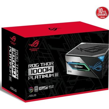 Binbir Göz Bilgisayar Asus ROG-THOR-1000P3 1000W 80+ Platınum Manyetik OLED Ekran Power Supply Pcı-E 5.0