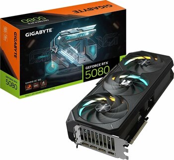 Gigabyte GeForce RTX 5080 GAMING OC GV-N5080GAMING OC-16GD GDDR7 16G 256bit Gaming (Oyuncu) Ekran Ka