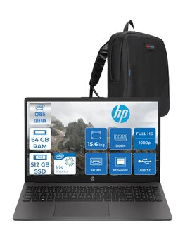 Hp 250 G10 Intel Core I5 1334u 64gb 512gb Ssd Intel® Iris® Xᵉ Grafik Freedos 15.6" Taşınabilir Bilgisayar B2nc5esf32 + Zetta Çanta
