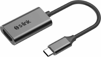 S-link Swapp SW-U512 Gri Metal Type-C to 4K HDMI Çevirici Adaptör
