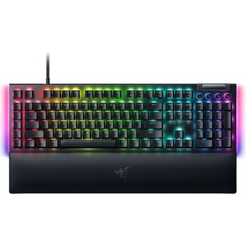 Razer Blackwidow V4 (Sarı Anahtar) - Razer Chroma Rgb'ye Sahip Mekanik Oyun Klavyesi (Mekanik Sarı Anahtarlar, 6 Özel Makro Tuş, Doubleshot Abs Kla...