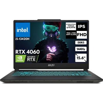 Msı Cyborg 15 I5-13420H 40 GB 2 Tbssd 8gb RTX4060 15.6" 144Hz Fhd Windows 11 Pro Taşınabilir Bilgisayar A13VF-895XTRAT79 - 2 TB