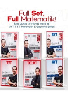Full Matematik Yayınları Full Matematik TYT AYT Matematik ve Geometri Video Ders Kitabı ve Soru Bankası Seti