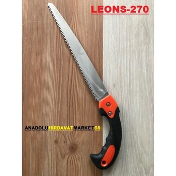 Leons Bağ Budama Testeresi 27cm Çift Diş Ahşap Testeresi Kılıflı