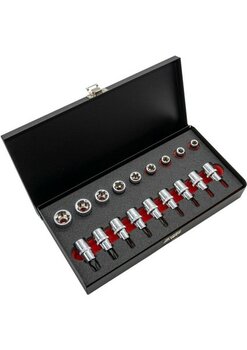 Ceta FormCet Form 1/2" Torx Lokma Takımı 18 Parça (Metal Kutulu)