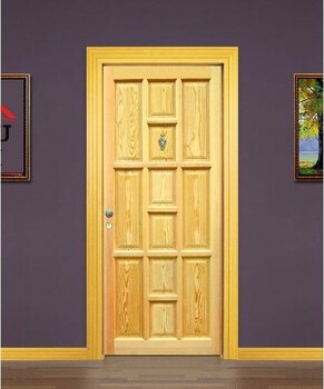 Soylu Iç Mekan Kapısı Ahşap Oda Kapısı Natürel Ahşap Kapı