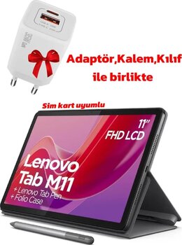 Lenovo Tab M11 SIM KART UYUMLU TABLET 8Gb 128Gb HAFIZA ANDROID TABLET 11İNC