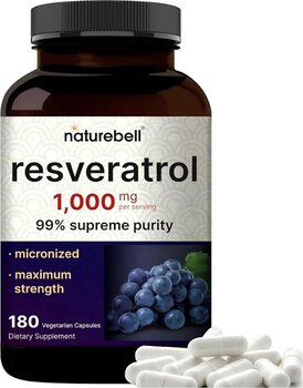 Naturebell Resveratrol 1000 mg 180 Kapsül