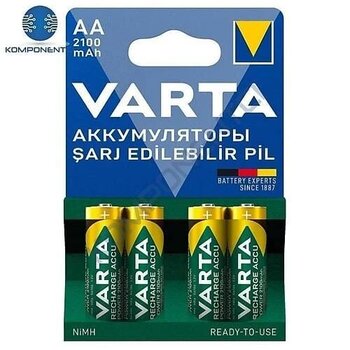 Varta 2100Mah Aa Şarj Edilebilir Pil 4'Lü Paket 56616