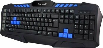 Rush RK100 Siyah Kablolu Oyuncu Klavyesi