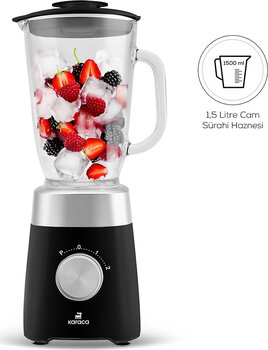 Karaca Multiblend 1000 W Siyah Smoothie Blender