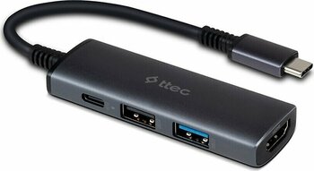 Ttec 4 Girişli Usb-c Hub/çoklayıcı Usb-c 100w Pd 4k Hdmi Usb-a Usb-a