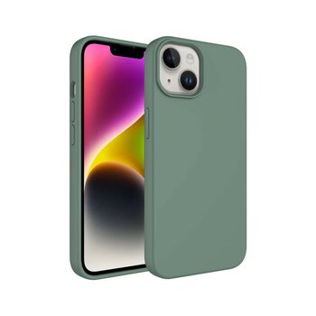 Sickossi İphone 14 Plus Uyumlu Sıvı Teknolojili Silinebilir Sert Kivi Kılıf-koyu Yeşi Koyu Yeşil Koyu Yeşil