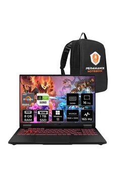 Asus Tuf Gaming A16 R9 8940Hx 8Gb 1Tb Ssd Rtx5060/8Gb 115W 165Hz 16'' Wuxga W11h Laptop Fa608pm