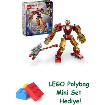 LEGO | Marvel Iron Man Robotu, Ultron’a Karşı 76307 + Polybag