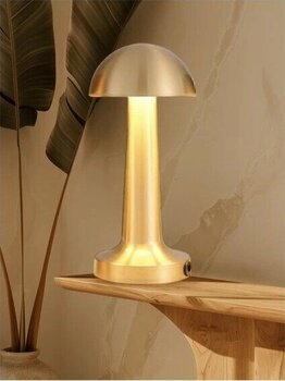 Cata Şarjlı Metal Masa Lambası – 3 Kademe Dokunmatik Işık, USB Girişli, Günışığı Tonu, Taşınabilir Tasarım