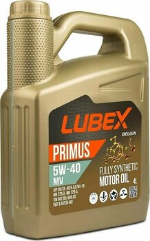Lubex Primus MV 5W-40 4 lt Tam Sentetik Motor Yağı