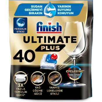 Finish Ultimate Plus Hepsi 1 Arada 40 Tablet 488 G