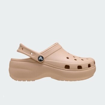 Crocs Kadın Terlik Classic Platform Clog Hafif Kahverengi Croslite Malzemeden Yapılmış Konforlu - 38-39
