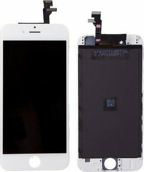 İphone 6 Uyumlu Lcd Ekran Or - Beyaz Beyaz