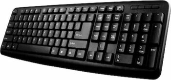 Silinmez Tuşlu USB Kablolu Standart Q Siyah Klavye