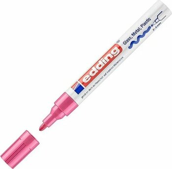 Edding 751 Metalik Pembe 1–2 mm tam örtücü boya markör Hobi Sanat Kalemi