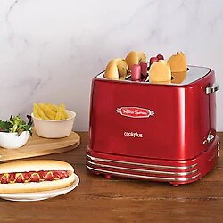 Cookplus Mutfaksever 4'lü Sosisli Sandviç (Hot Dog) Yapma Makinesi