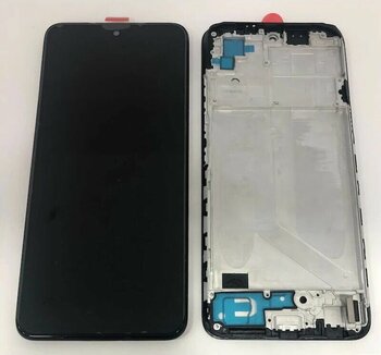 Xiaomi Redmi Note 10 M2101k7ag Lcd Ekran + Dokunmatik Çıtalı Tft Siyah - Çıtalı