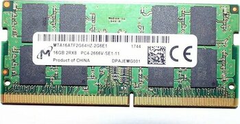 Micron Mta16atf2g64hz-2g6e1 16 Gb Ddr4 2666 Mhz Cl19 Notebook Ram
