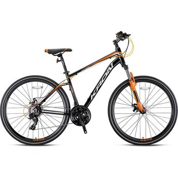 Kron Tx 100 Mekanik Disk Fren Bisiklet - Mat Siyah - Turuncu