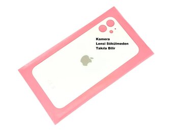 İphone 11 Arka Kapak (Cam) Beyaz