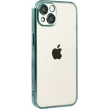 Iphone 15 Razer Lensli Silikon - Yeşil