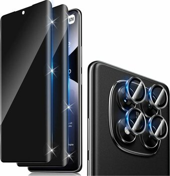 aheaks Xiaomi Redmi Note 14 Pro 4G Hayelet Ekran Koruyucu Jelatin İnce, Esnek ve Kamera Koruması Lens