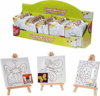 Bubu 11X11 cm Şovalyeli Mini Tuval BU00052