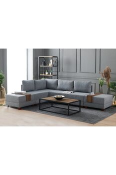 Vivense FLY YATAKLI KÖŞE KOLTUK, GRİ, SOL KÖŞE