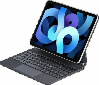 iPad Pro 11 (2024) Kılıf X7P Magic Manyetik Klavyeli Tablet Kılıfı - Siyah - TNC4792-6007 - Çok Renkli