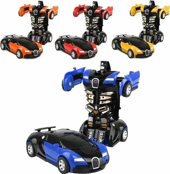 Ni-Ag Transformers Robot Çek Bırak 1:32 Kendinden Robota Dönüşebilen Araba Çocuk Eğitici Oyuncaklar