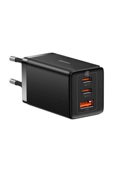Baseus Gan5 Pro 65w Hızlı Telefon Tablet Macbook Pro Şarj Aleti 100w Type C Şarj Kablosu 1m (siyah