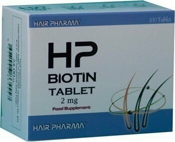Hairpharma Hp Biotin Tablet 2 Mg - 100 Tablet