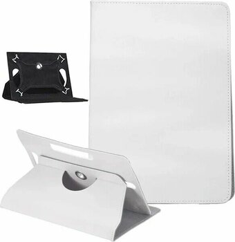 Hometech Alfa 10TX Beyaz Universal Suni Deri Tablet Kılıfı