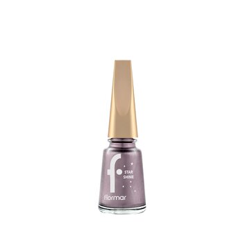 Flormar Star Shine Yoğun Pigmentli ve Metalik Görünümlü Oje 003 Lilac Sparkle
